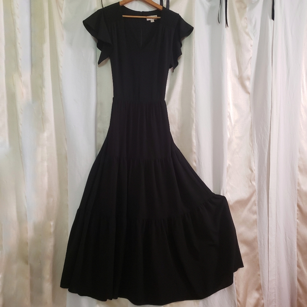 Flowy Black Maxi Dress